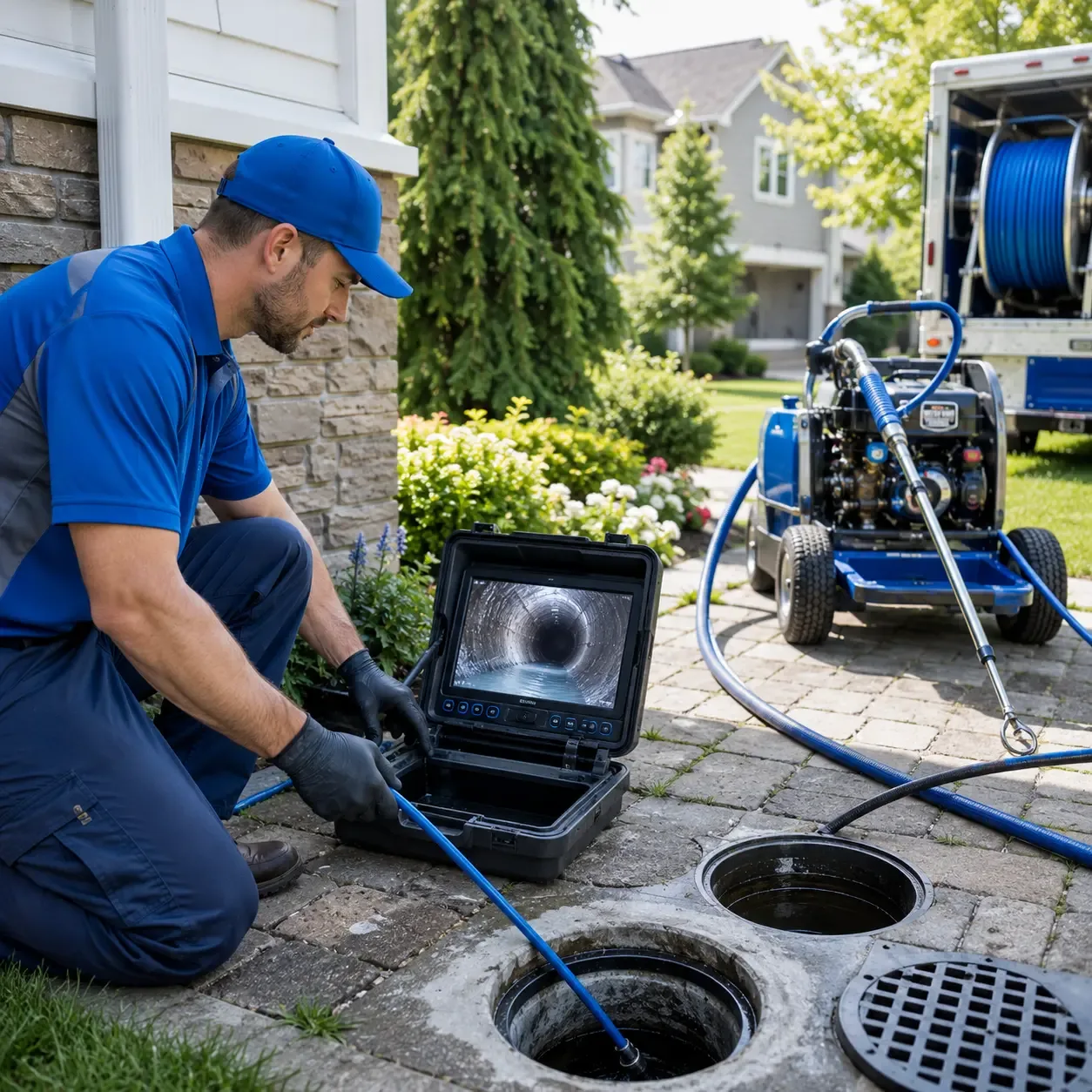 Outdoor drain cleaning professionals serving Gates Mills, OH