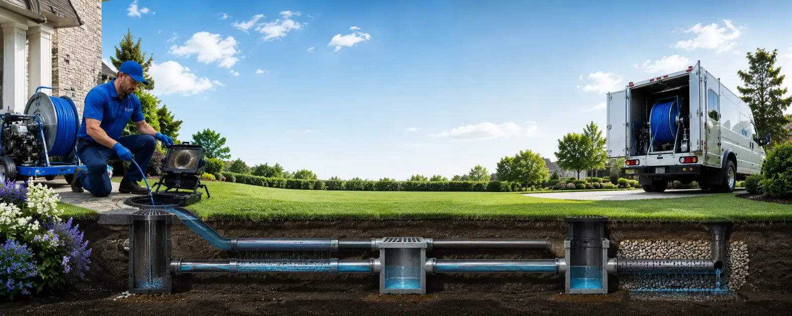 Outdoor drain cleaning information for Gates Mills, OH